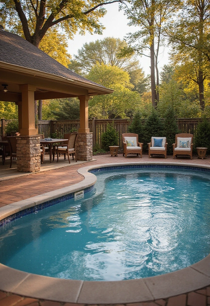 30 Above Ground Pool Deck Ideas That Elevate Your Backyard 19 30 Above Ground Pool Deck Ideas That Elevate Your Backyard - 19. Stylish Windbreaks