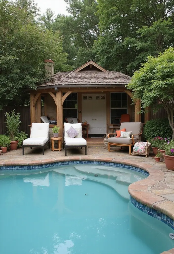 30 Above Ground Pool Deck Ideas That Elevate Your Backyard 27 30 Above Ground Pool Deck Ideas That Elevate Your Backyard - 27. Relaxation Nooks