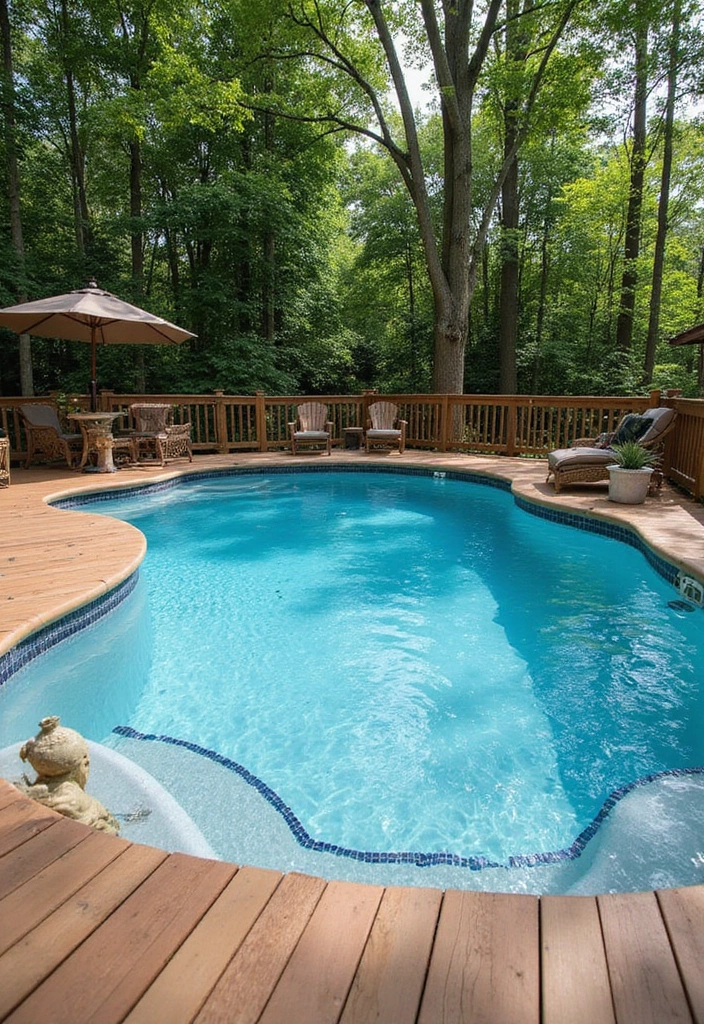 30 Above Ground Pool Deck Ideas That Elevate Your Backyard 30 30 Above Ground Pool Deck Ideas That Elevate Your Backyard - 30. Personalized Decor Touches