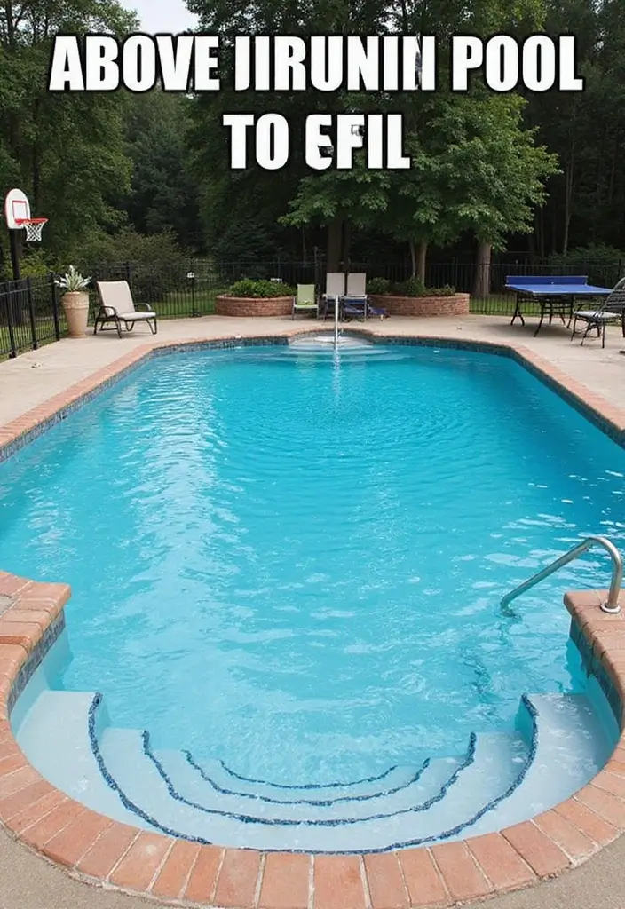 30 Above Ground Pool Ideas That Look Surprisingly Elegant - 14. Poolside Recreation Areas
