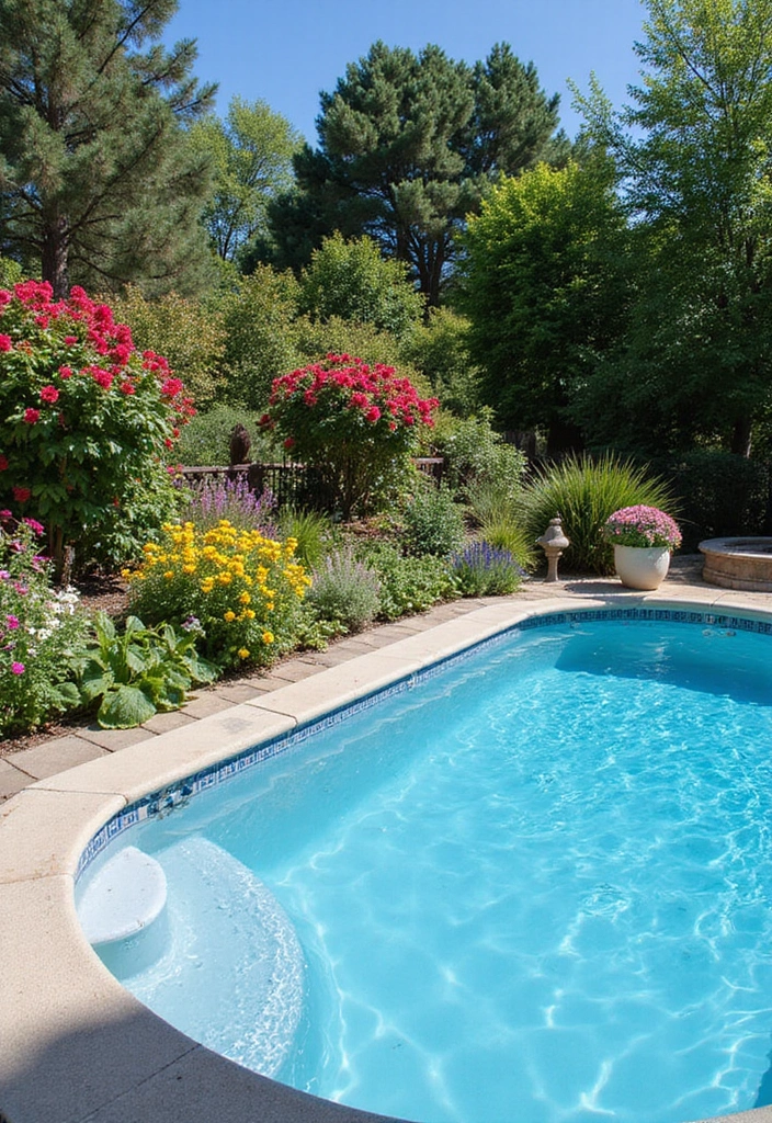 30 Above Ground Pool Ideas That Look Surprisingly Elegant - 24. Seasonal Decor Changes