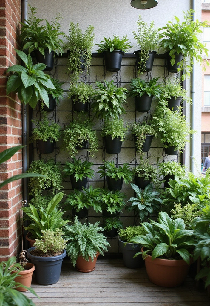 30 Apartment Patio Decorating Ideas for Small Spaces - 1. Vertical Gardens