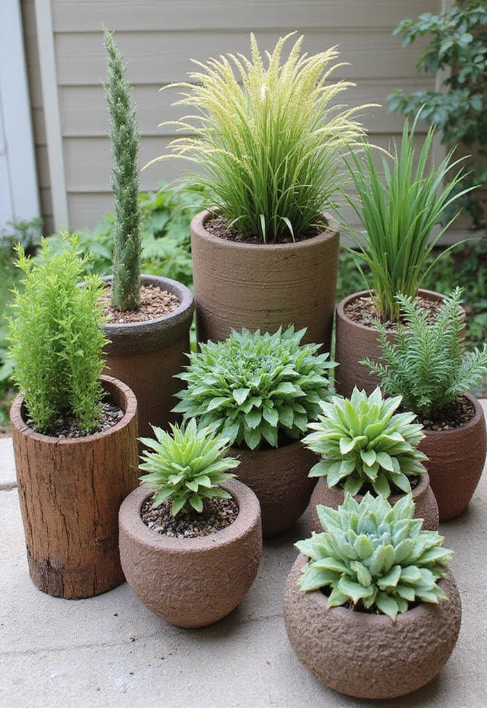30 Apartment Patio Decorating Ideas for Small Spaces - 11. DIY Planters