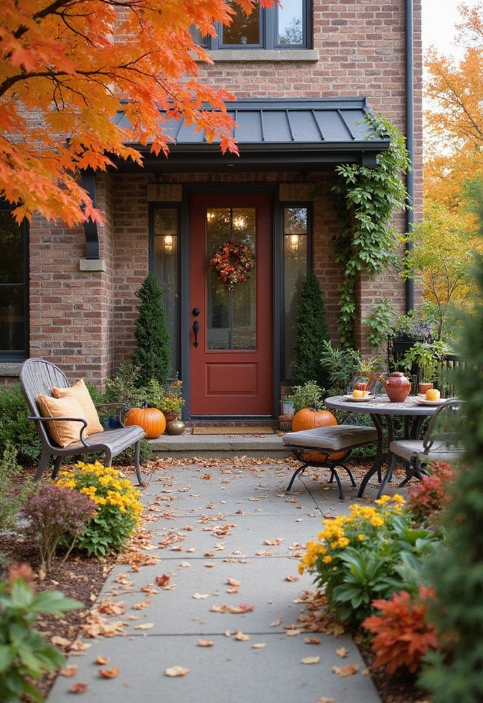 30 Apartment Patio Decorating Ideas for Small Spaces - 23. Seasonal Decorations