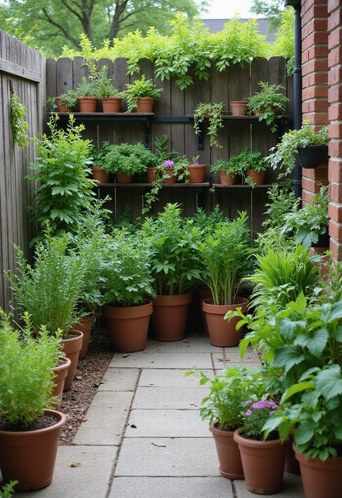 30 Apartment Patio Decorating Ideas for Small Spaces - 28. Herb Corner