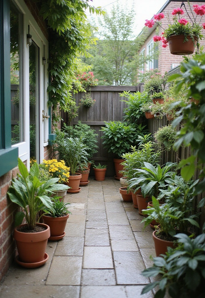 30 Apartment Patio Decorating Ideas for Small Spaces - 8. Potted Plants