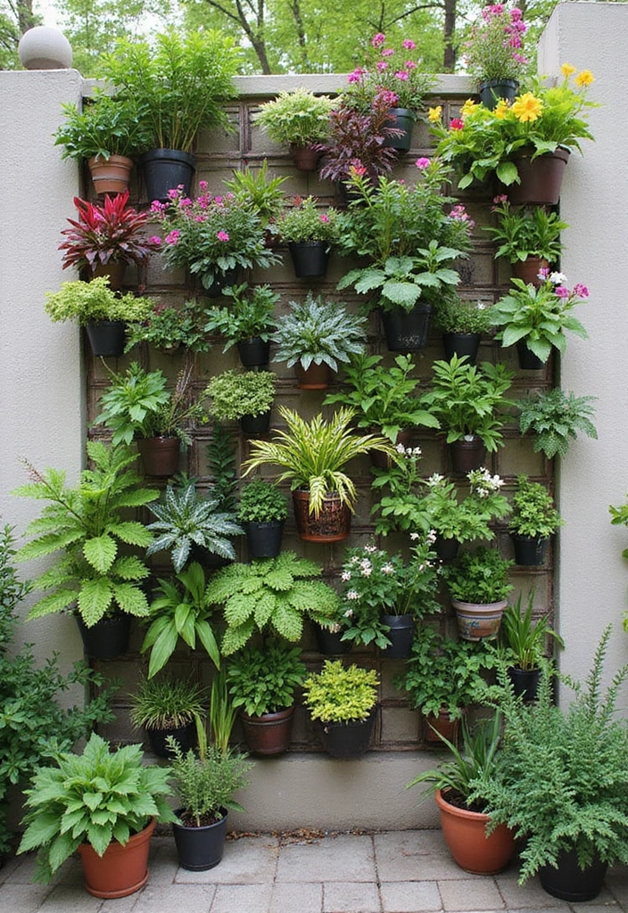 30 Back Patio Ideas on a Budget That Still Look Stunning 10 30 Back Patio Ideas on a Budget That Still Look Stunning - 10. Vertical Gardens for Small Spaces