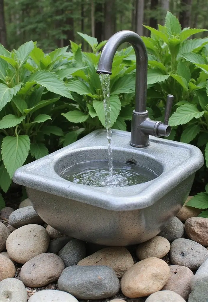 30 Back Patio Ideas on a Budget That Still Look Stunning 12 30 Back Patio Ideas on a Budget That Still Look Stunning - 12. DIY Water Feature from Repurposed Items