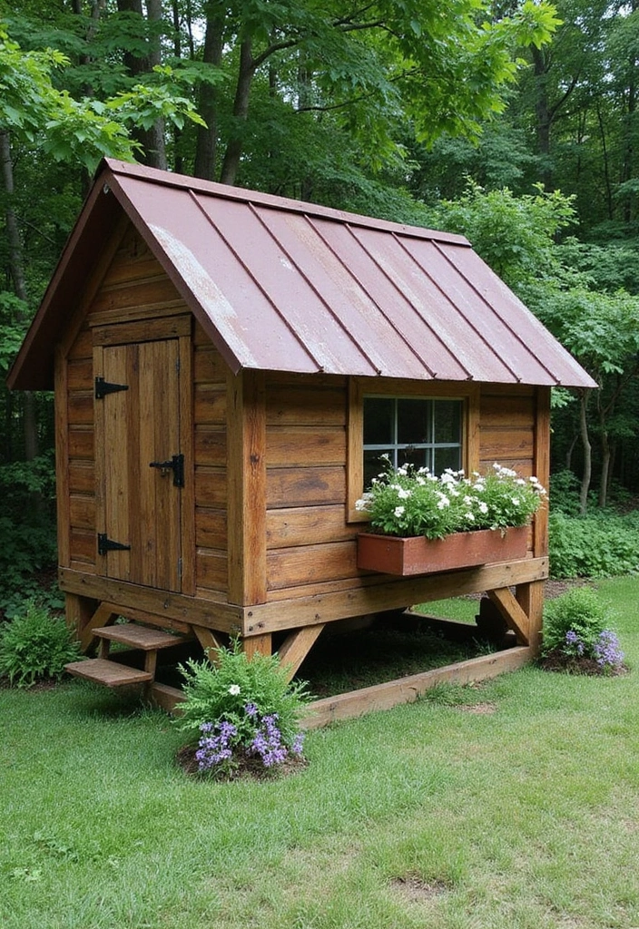 30 Backyard Chicken Coop Ideas That Blend Style and Function - 1. Rustic Farmhouse Charm