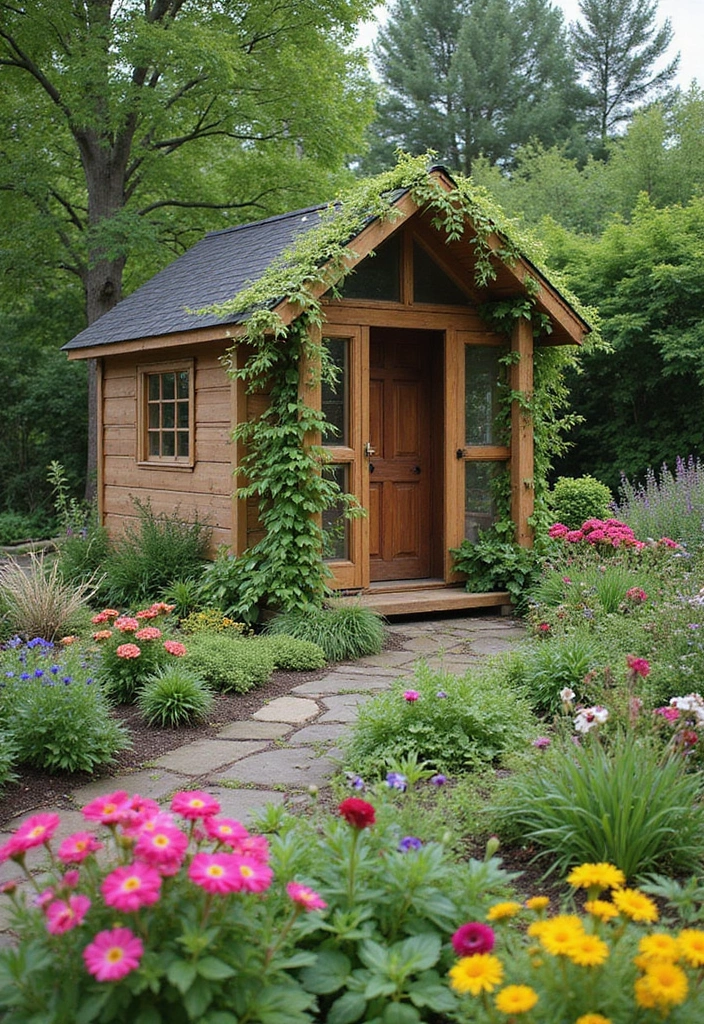 30 Backyard Chicken Coop Ideas That Blend Style and Function - 11. Garden-Inspired Coop