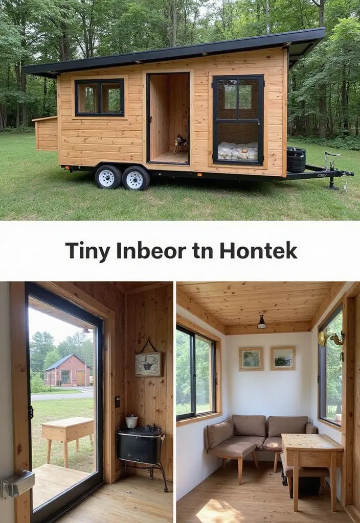 30 Backyard Chicken Coop Ideas That Blend Style and Function - 15. Tiny House Chicken Coop