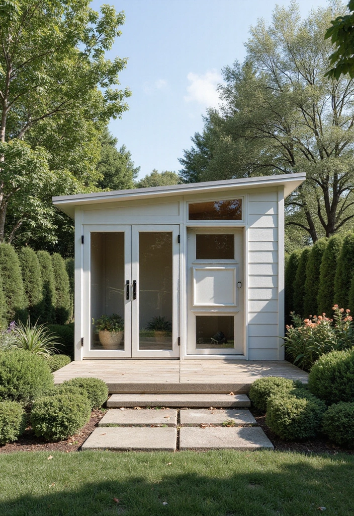 30 Backyard Chicken Coop Ideas That Blend Style and Function - 2. Modern Minimalist Design
