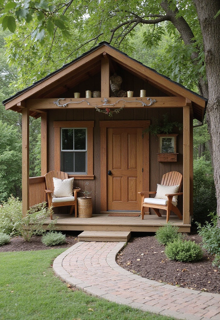 30 Backyard Chicken Coop Ideas That Blend Style and Function - 22. Farmhouse Porch Coop