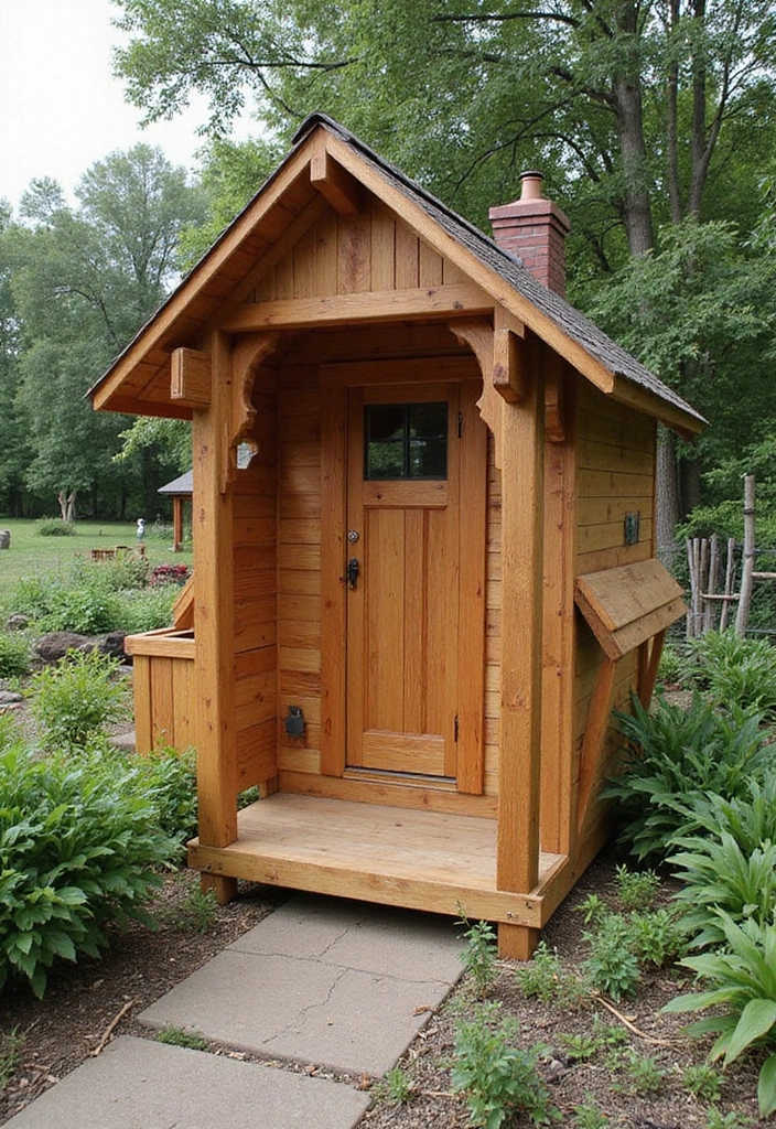 30 Backyard Chicken Coop Ideas That Blend Style and Function - 26. Arts and Crafts Coop