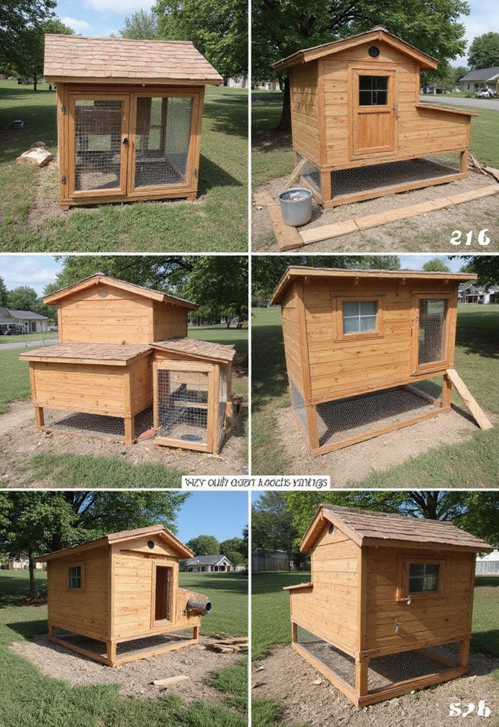 30 Backyard Chicken Coop Ideas That Blend Style and Function - 29. Customizable DIY Coop