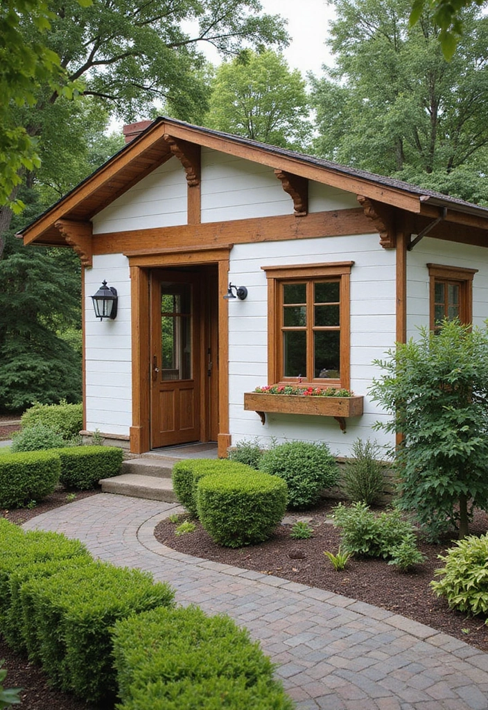 30 Backyard Chicken Coop Ideas That Blend Style and Function - 5. Elegant Farmhouse with a Twist
