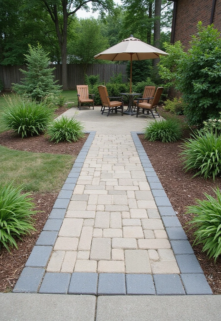 30 Backyard Paver Patio Ideas That Upgrade Outdoor Living - 19. Paver Ramps for Accessibility