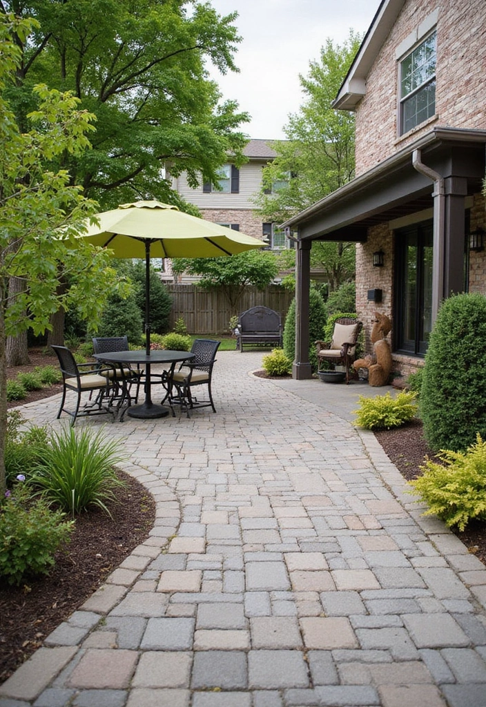 30 Backyard Paver Patio Ideas That Upgrade Outdoor Living - 21. Pet-Friendly Paver Areas