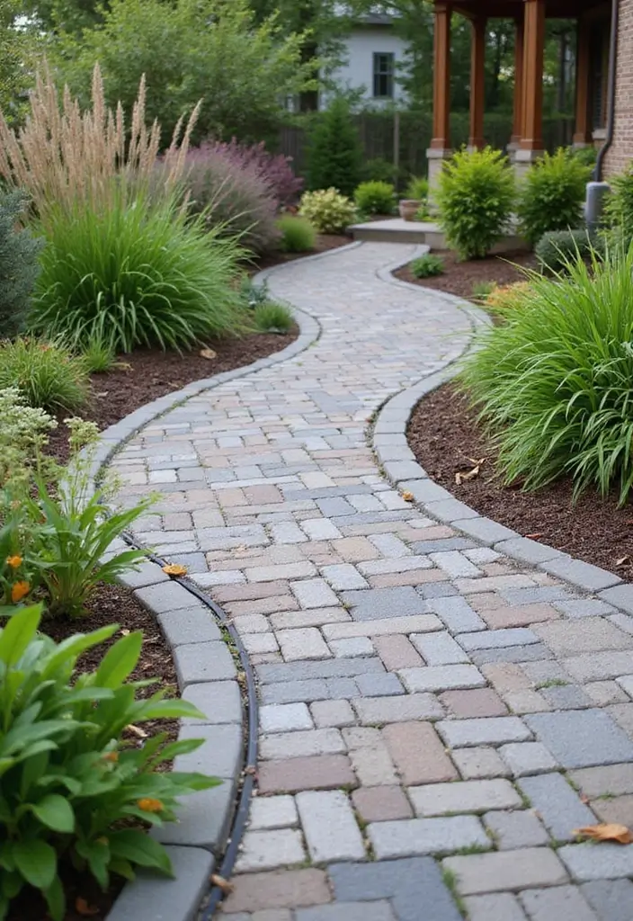 30 Backyard Paver Patio Ideas That Upgrade Outdoor Living - 22. Paver Patios with Drip Irrigation