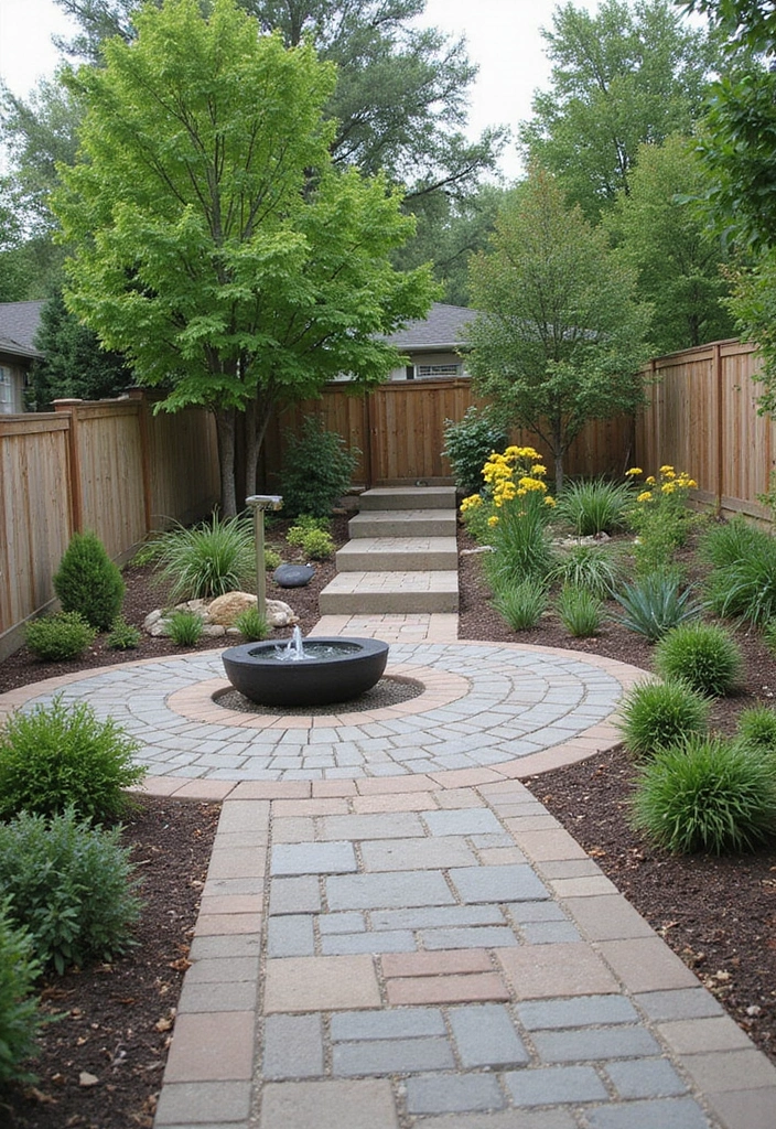 30 Backyard Paver Patio Ideas That Upgrade Outdoor Living - 27. Paver Patios with Recycled Water Systems