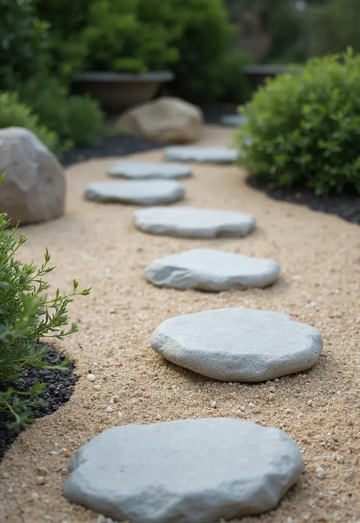 30 Backyard Paver Patio Ideas That Upgrade Outdoor Living - 7. Minimalist Zen Patio