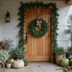 30 Christmas Front Door Decoration Ideas That Wow Guests