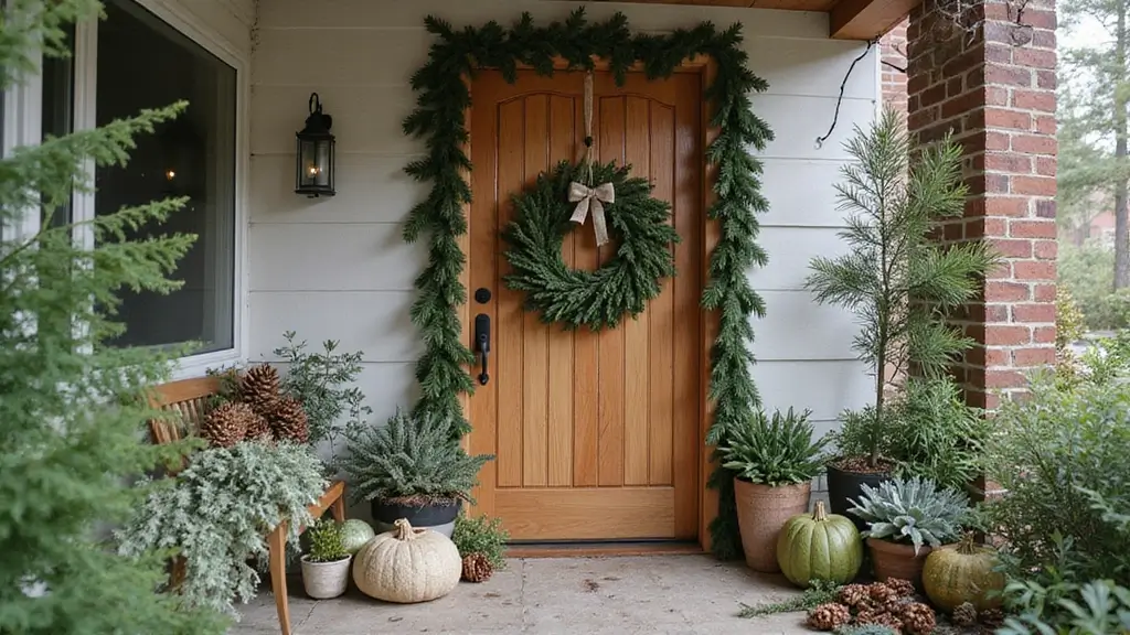 30 Christmas Front Door Decoration Ideas That Wow Guests