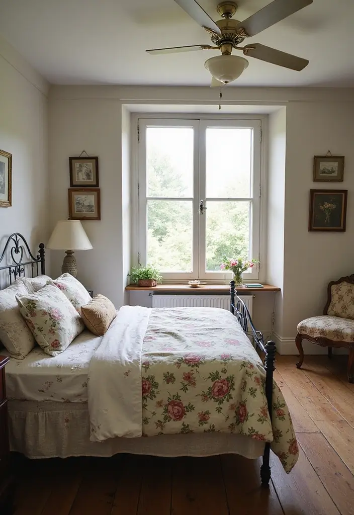 30 Creative Bed in Front of Window Ideas That Work Beautifully - 17. Cozy Cottage