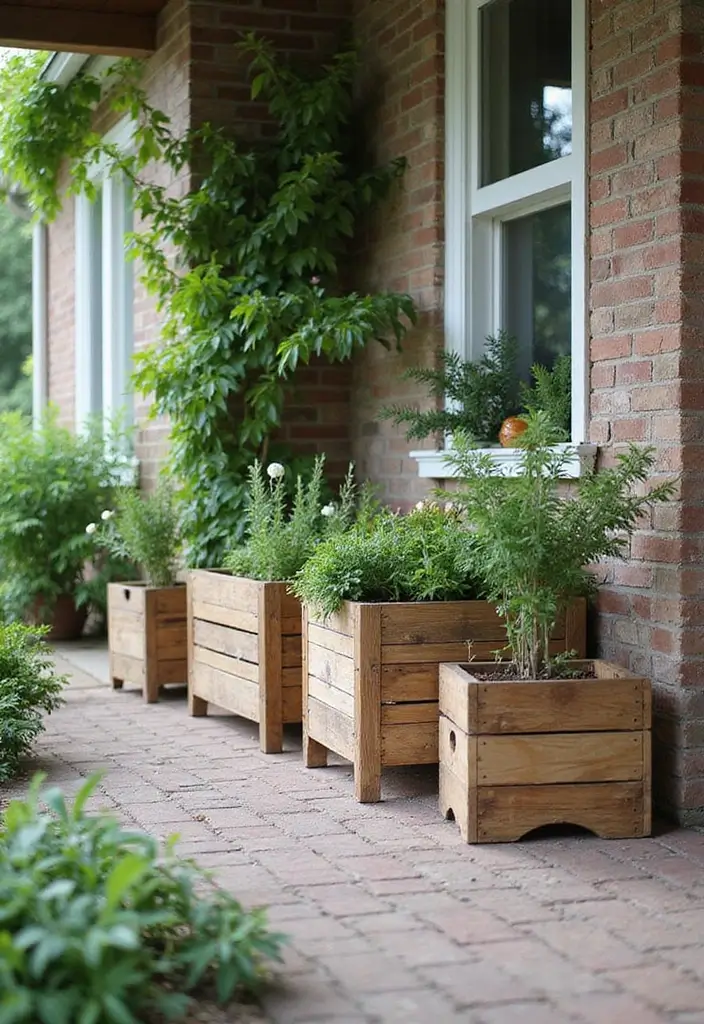 30 Farmhouse Front Porch Ideas Full of Rustic Charm 2 30 Farmhouse Front Porch Ideas Full of Rustic Charm - 2. Repurposed Wooden Crates
