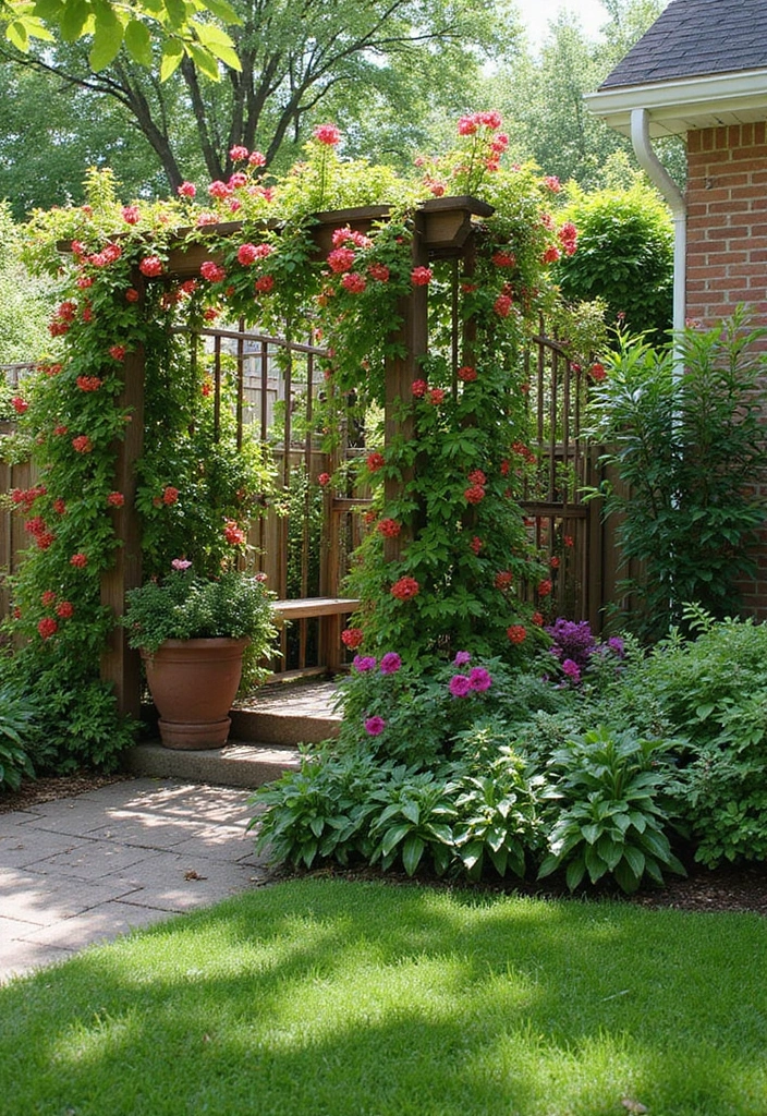 30 Fence Ideas for Front Yards That Boost Curb Appeal 13 30 Fence Ideas for Front Yards That Boost Curb Appeal - 13. Trellis Fencing