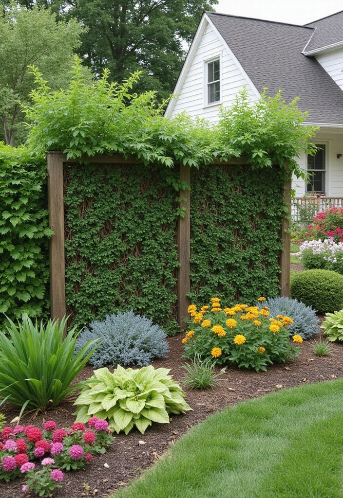 30 Fence Ideas for Front Yards That Boost Curb Appeal 22 30 Fence Ideas for Front Yards That Boost Curb Appeal - 22. Eco-Friendly Living Fence with Edible Plants