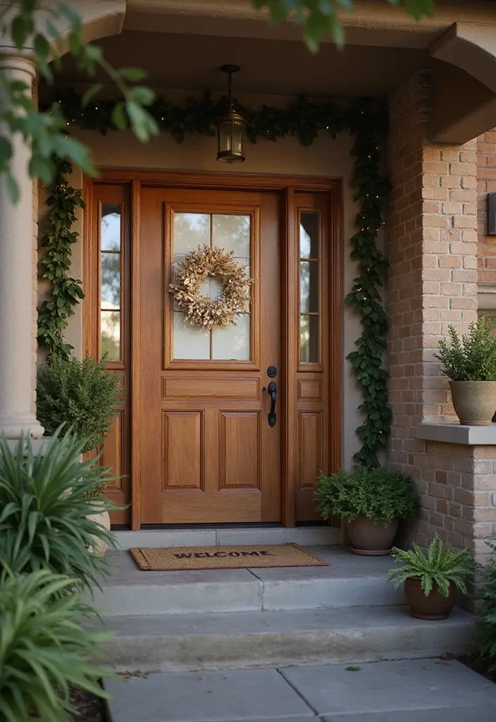 30 Front Door Decor Ideas That Instantly Refresh Your Entry - 21. Welcome Signs
