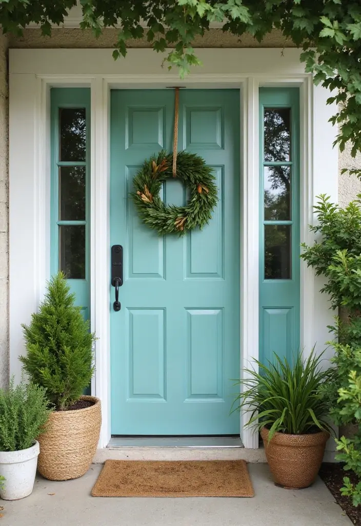 30 Front Door Entryway Ideas That Make a Lasting First Impression - 10. Eco-Friendly Paints
