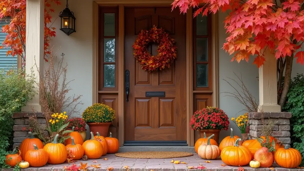 30 Front Door Fall Decor Ideas That Welcome Guests Warmly