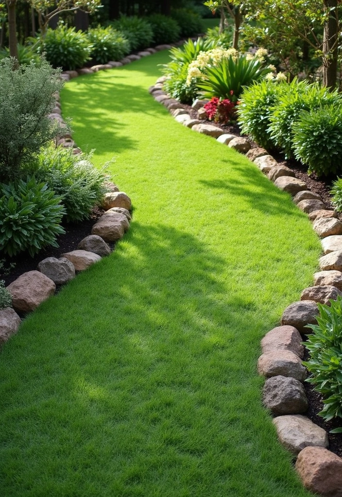 30 Front Door Walkway Ideas That Lead with Style - 18. Grass Pathway