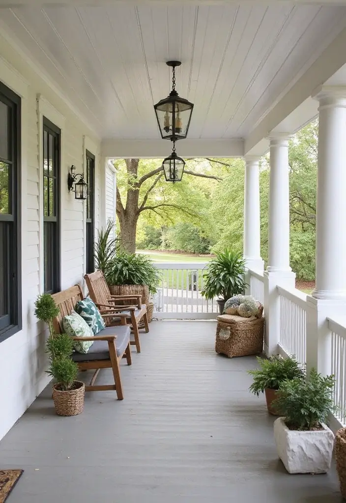 30 Front Porch Ceiling Ideas That Add Style Overhead - 4. Shiplap Ceiling