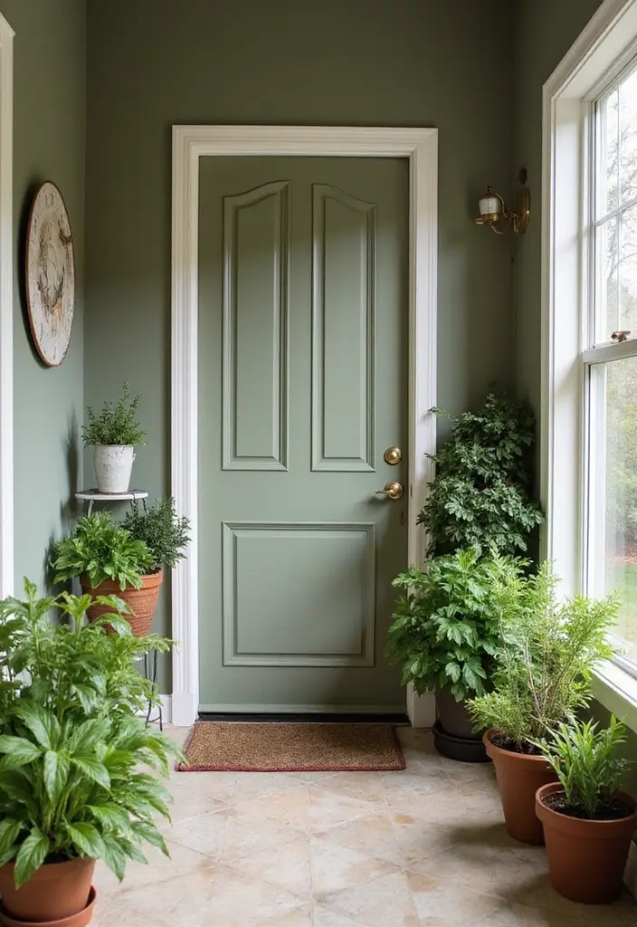 30 Interior Front Door Entryway Ideas That Feel Inviting 11 30 Interior Front Door Entryway Ideas That Feel Inviting - 11. Indoor Herb Garden