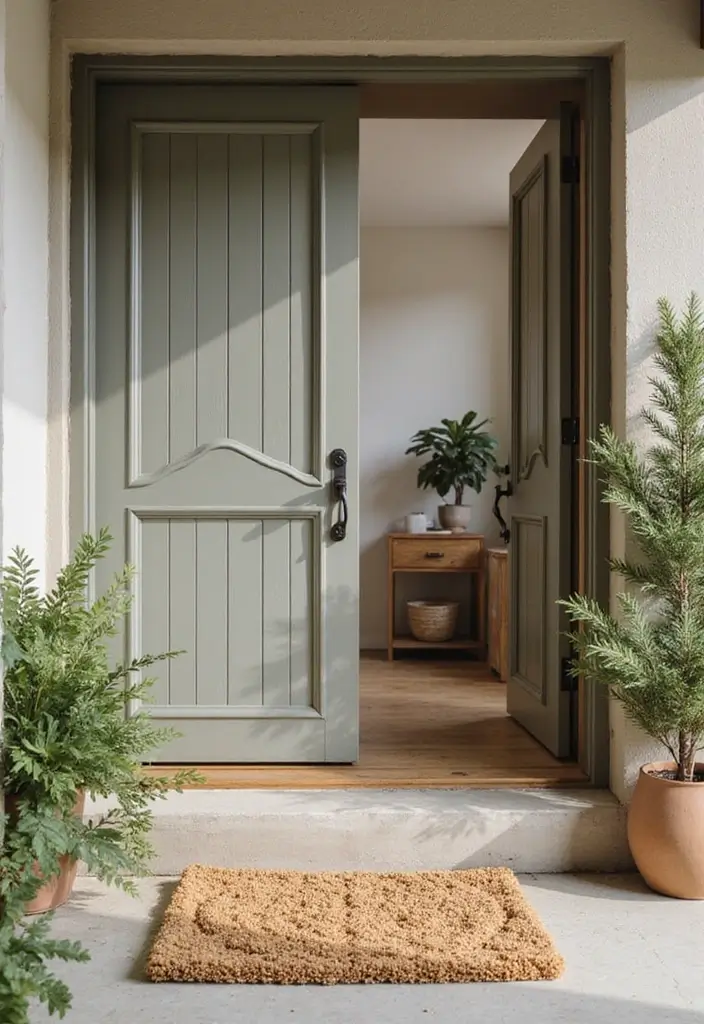 30 Interior Front Door Entryway Ideas That Feel Inviting 12 30 Interior Front Door Entryway Ideas That Feel Inviting - 12. Eco-Friendly Door Mats