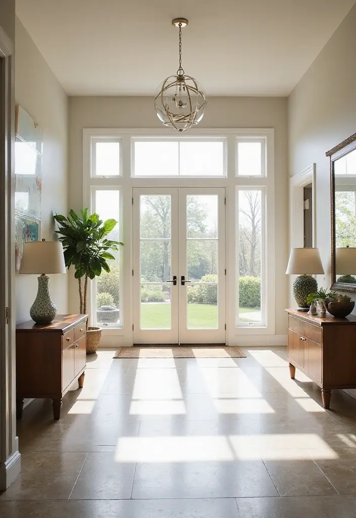 30 Interior Front Door Entryway Ideas That Feel Inviting 17 30 Interior Front Door Entryway Ideas That Feel Inviting - 17. Incorporate Natural Light