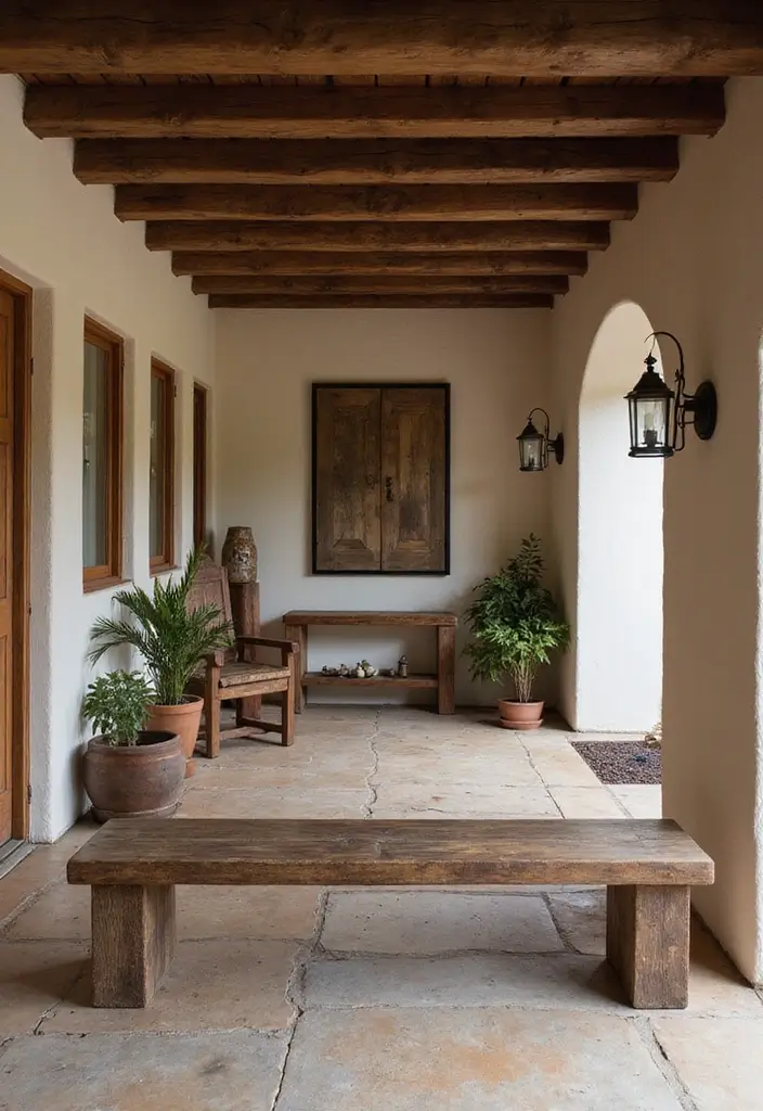 30 Interior Front Door Entryway Ideas That Feel Inviting 20 30 Interior Front Door Entryway Ideas That Feel Inviting - 20. Artisanal Seating Options