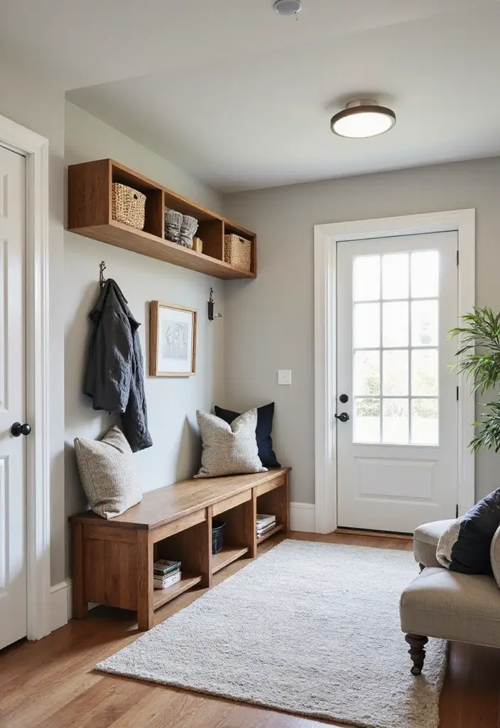 30 Interior Front Door Entryway Ideas That Feel Inviting 25 30 Interior Front Door Entryway Ideas That Feel Inviting - 25. Multi-functional Spaces