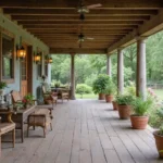 30 Long Front Porch Decorating Ideas That Fill the Space Beautifully