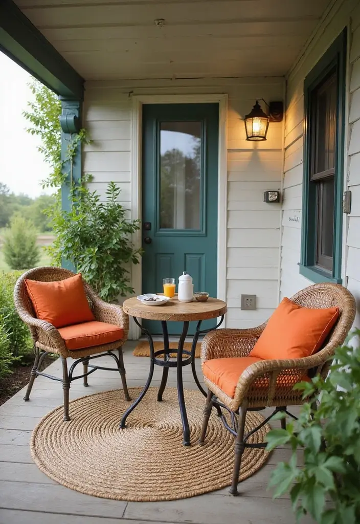 30 Mobile Home Front Porch Ideas That Boost Curb Appeal 1 30 Mobile Home Front Porch Ideas That Boost Curb Appeal - 1. Cozy Seating Area