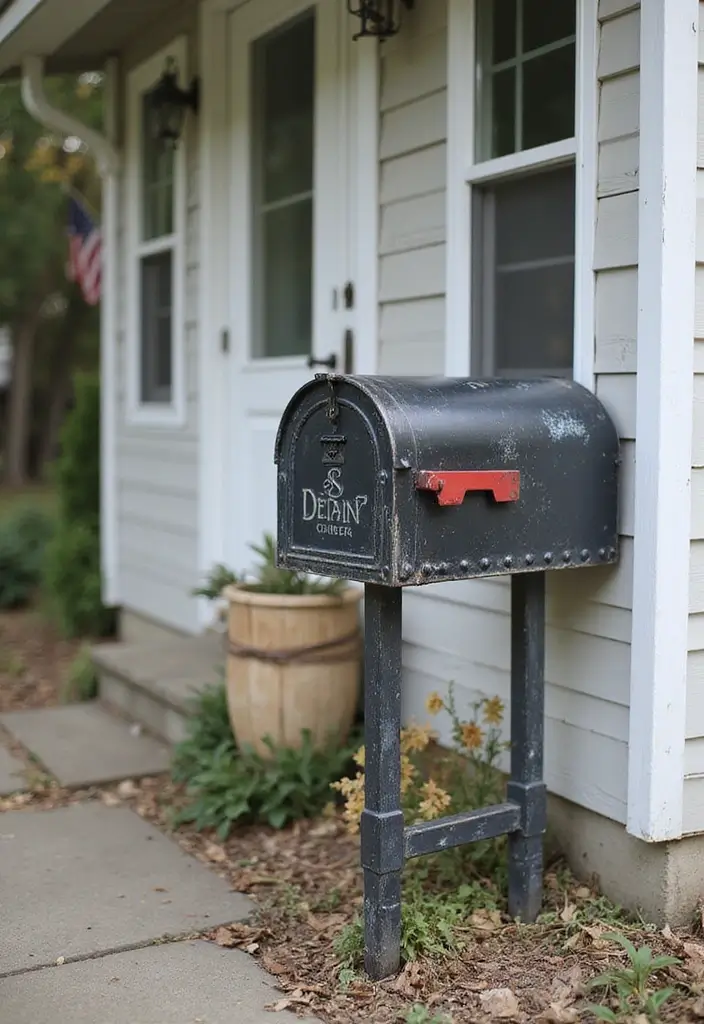 30 Mobile Home Front Porch Ideas That Boost Curb Appeal 29 30 Mobile Home Front Porch Ideas That Boost Curb Appeal - 29. Unique Mailbox Design