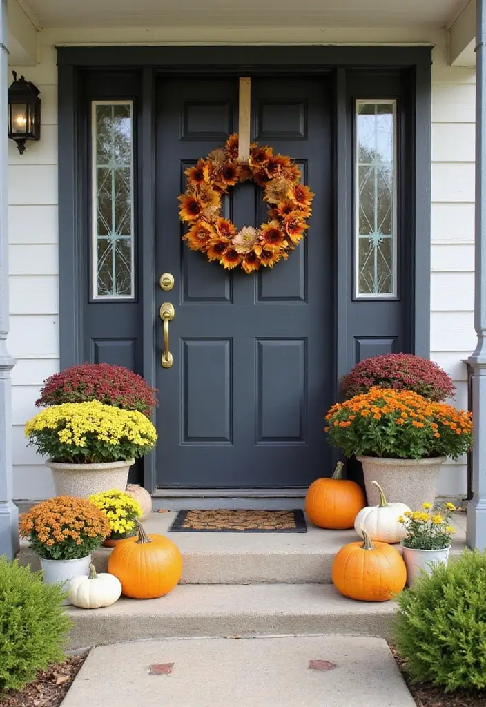 30 Modern Front Porch Ideas That Boost Curb Appeal 15 30 Modern Front Porch Ideas That Boost Curb Appeal - 15. Seasonal Decor
