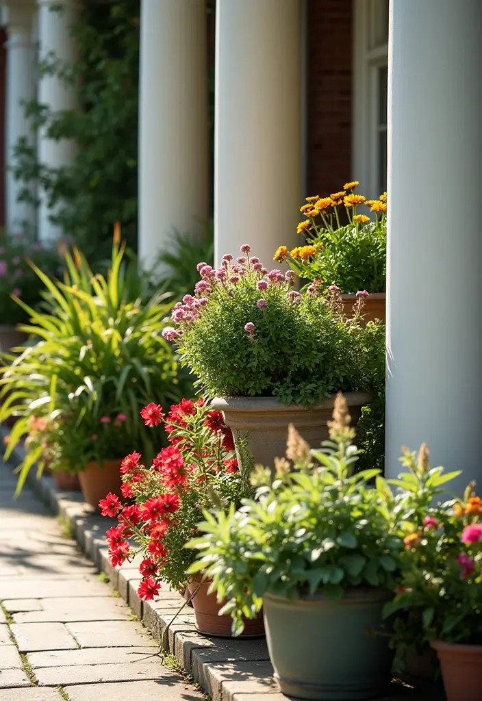 30 Modern Front Porch Ideas That Boost Curb Appeal 22 30 Modern Front Porch Ideas That Boost Curb Appeal - 22. Terraced Planters