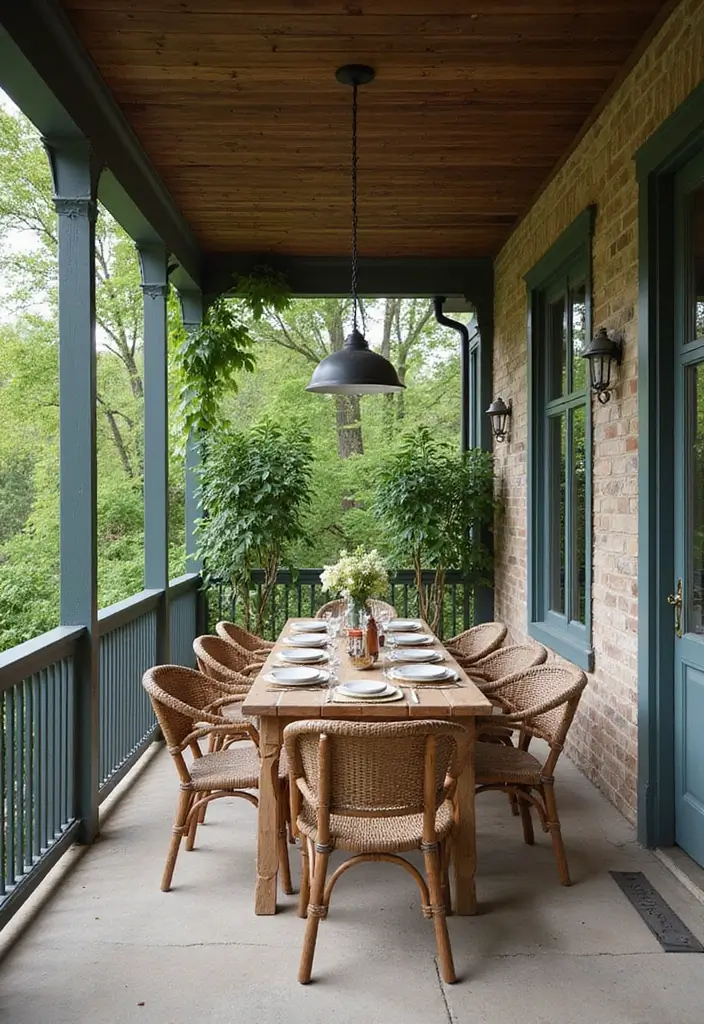 30 Modern Front Porch Ideas That Boost Curb Appeal 24 30 Modern Front Porch Ideas That Boost Curb Appeal - 24. Outdoor Dining Space