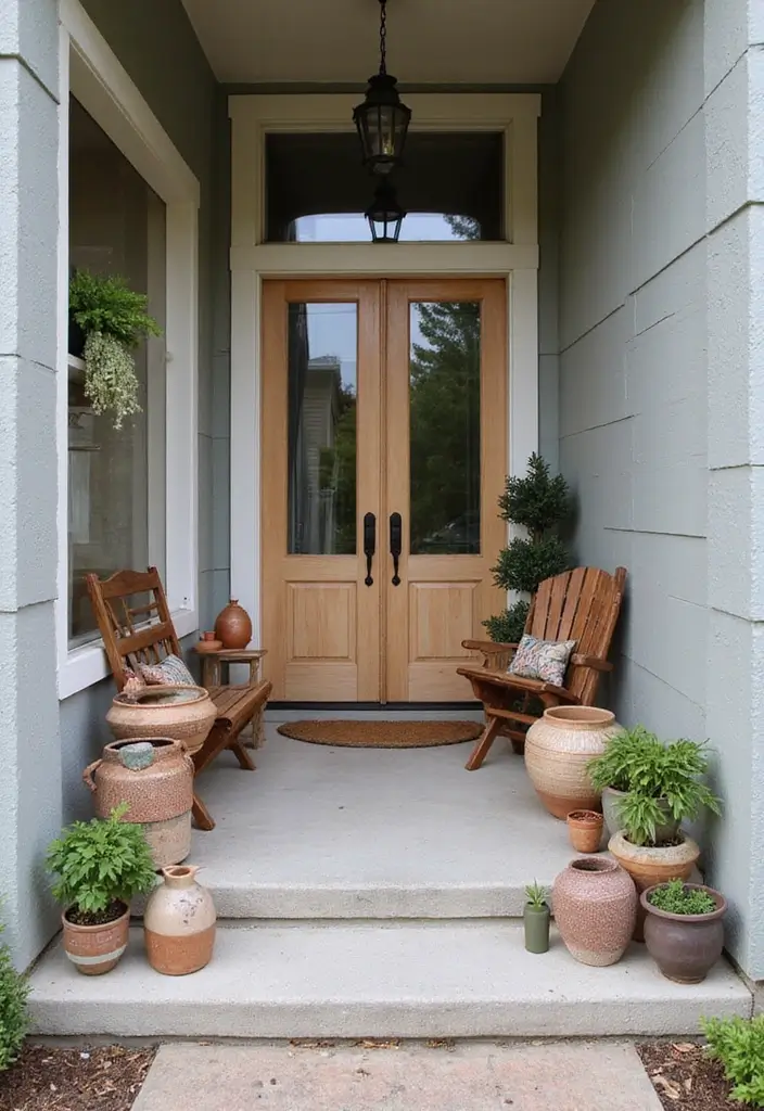 30 Modern Front Porch Ideas That Boost Curb Appeal 8 30 Modern Front Porch Ideas That Boost Curb Appeal - 8. Embracing Local Artisans