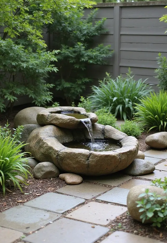 30 Outdoor Patio Decorating Ideas That Feel Like a Retreat - 13. Water Features for Calmness