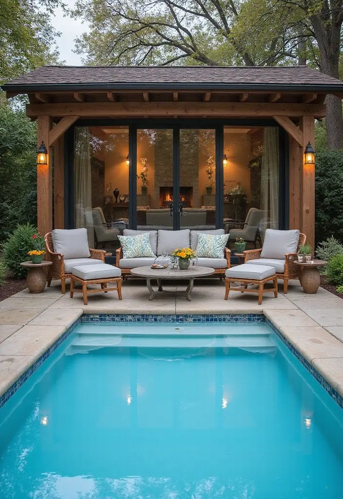 30 Outdoor Swimming Pool Designs That Feel Like a Resort - 8. Heated Pools: Year-Round Enjoyment